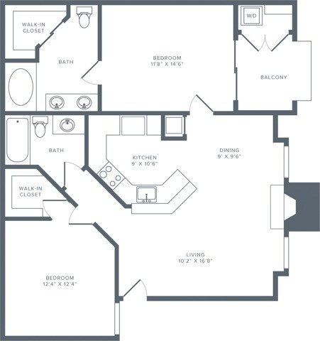 B01 Renovated 5-532 floor plan